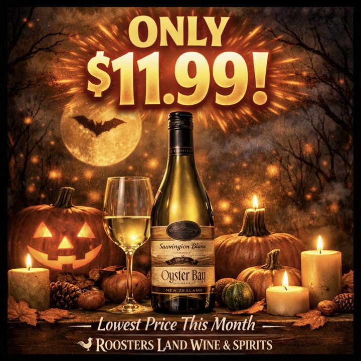Oyster Bay Sauvignon Blanc, this month's special at $11.99